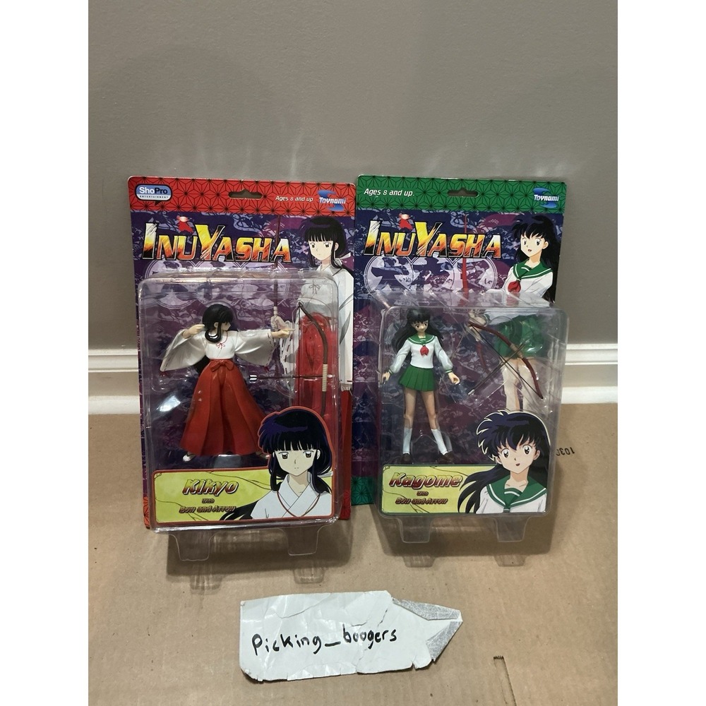 Toynami Inuyasha Series 2 Kikyo & Toynami Inuyasha Kagome Figure Never Opened